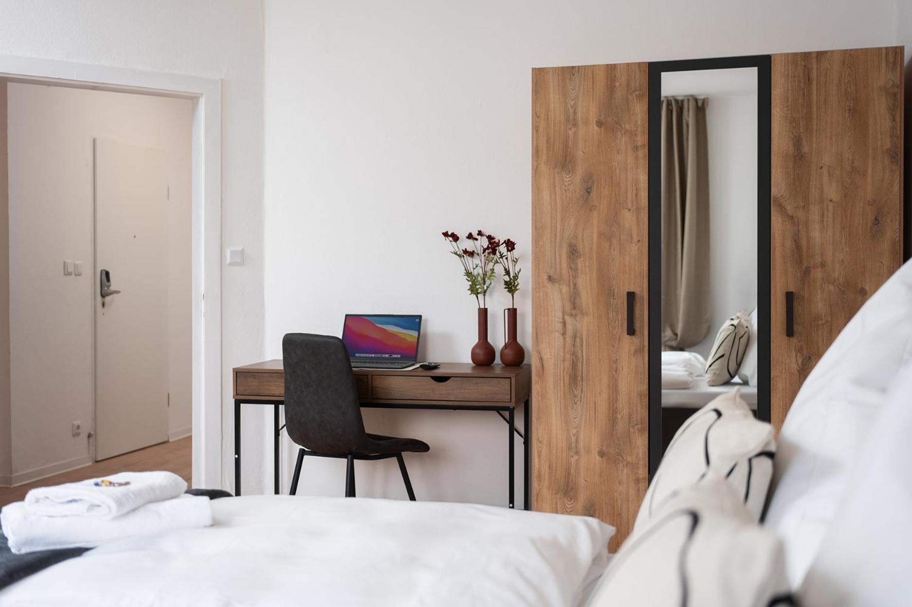 1-4 Gaeste Wohnung W-Lan, Netflix, Amazon, Parken, Arbeitsplatz, 24H Check In ,Vollausgestattet Kueche, Handtuecher Seife U,V,M Fuer Geschaeftsreisende, Paare, Familien , Datteln Exterior photo